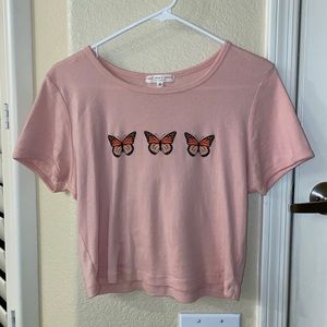 urban outfitters butterfly shirt